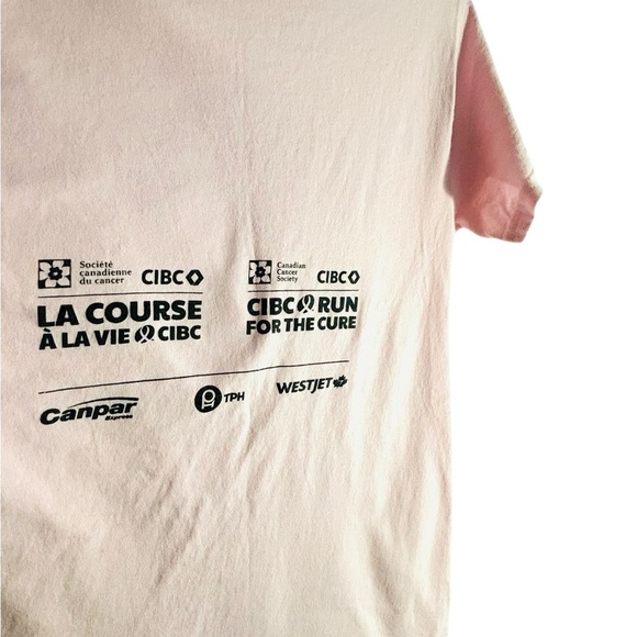 💓Pink Ribbon Breast Cancer Run for the cure T-Shirt Great condition💓 - Picture 6 of 9